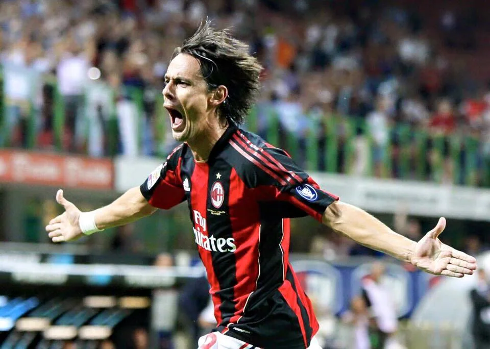 Aniversariante do dia, relembre os 5 gols mais importantes de Inzaghi pelo Milan