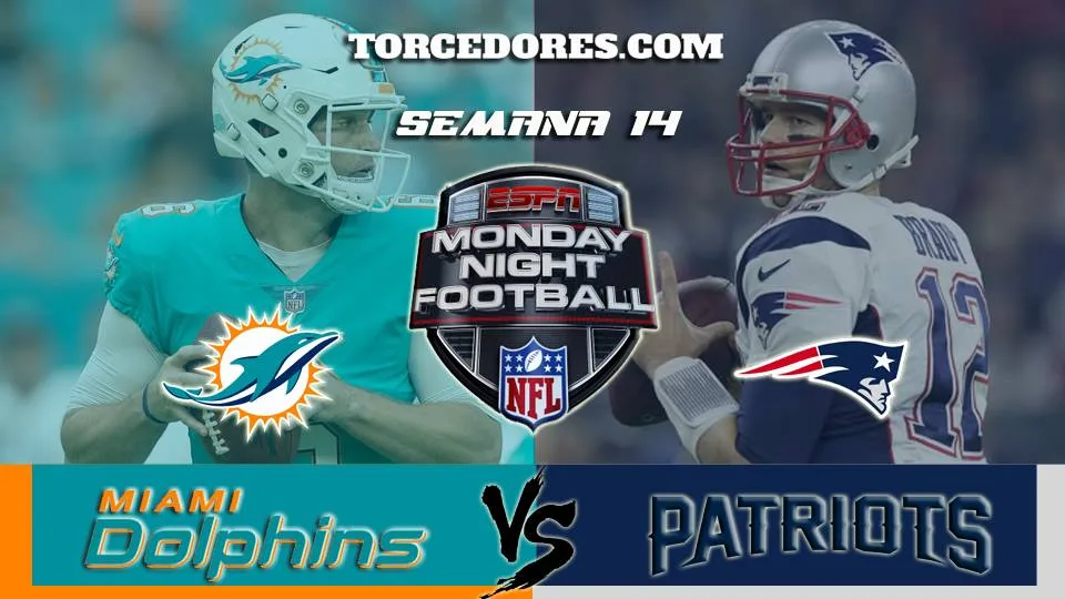 Dolphins x Patriots: saiba como assistir e informações do jogo da NFL
