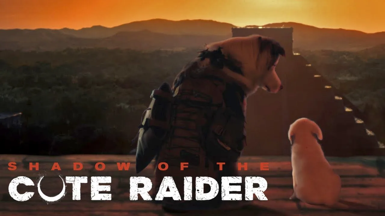 Cachorro assume o papel de Lara Croft em novo trailer de Shadow of the Tomb Raider