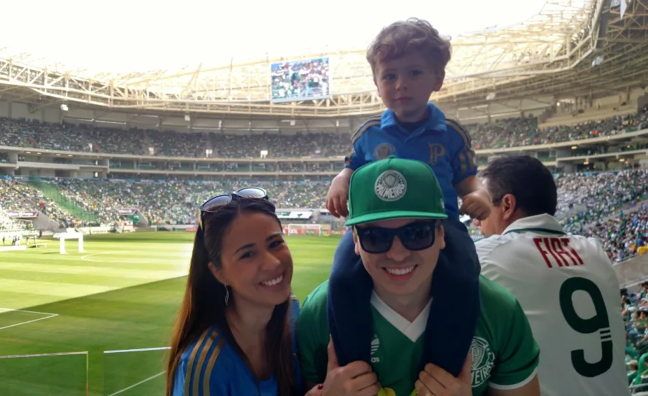 Paixão autista: conheça a história da criança especial que vibra com o estádio do Palmeiras