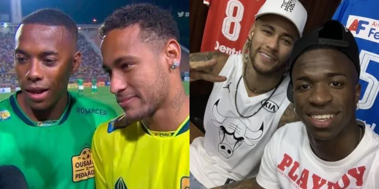 Jogo beneficente com Neymar e Vinícius. Jr bomba na web; veja as reações e memes