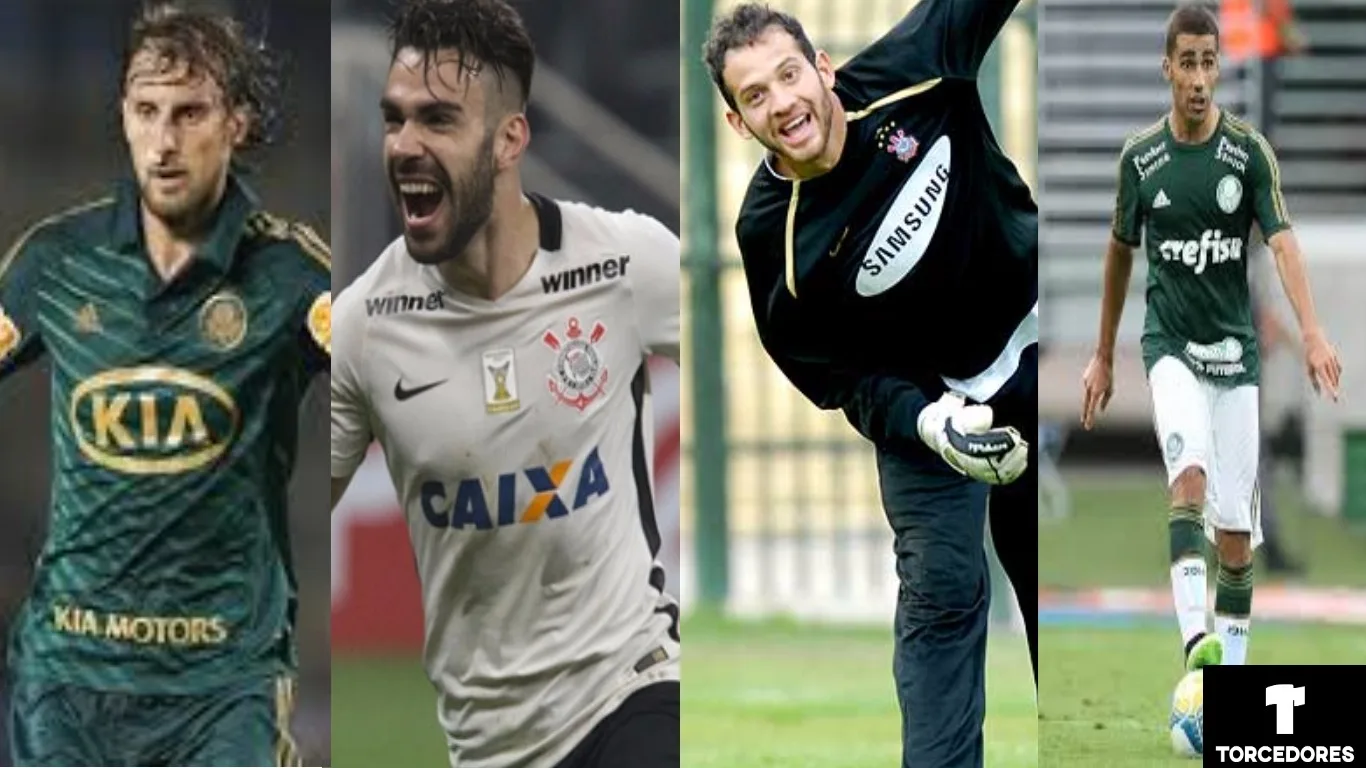 Palmeiras x Corinthians: veja os jogadores dos elencos atuais que já atuaram no rival