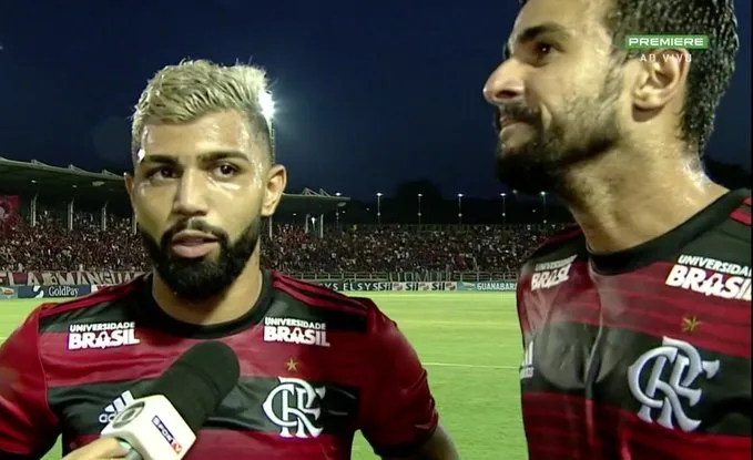 Em estreia, Gabigol elogia Henrique Dourado: “Uma honra jogar com ele” Em estreia, Gabigol elogia Henrique Dourado: “Uma honra jogar com ele”