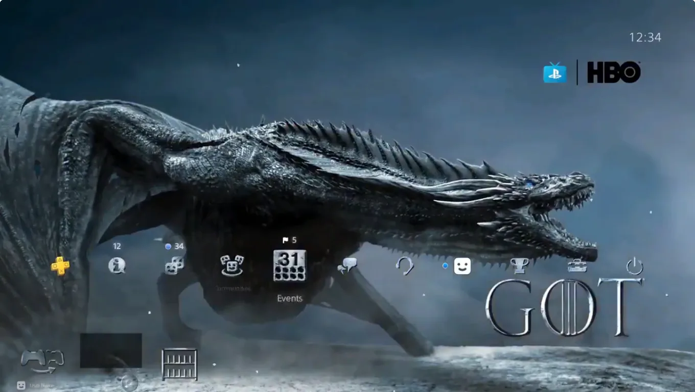 Sony disponibiliza tema gratuito de Game of Thrones para PS4