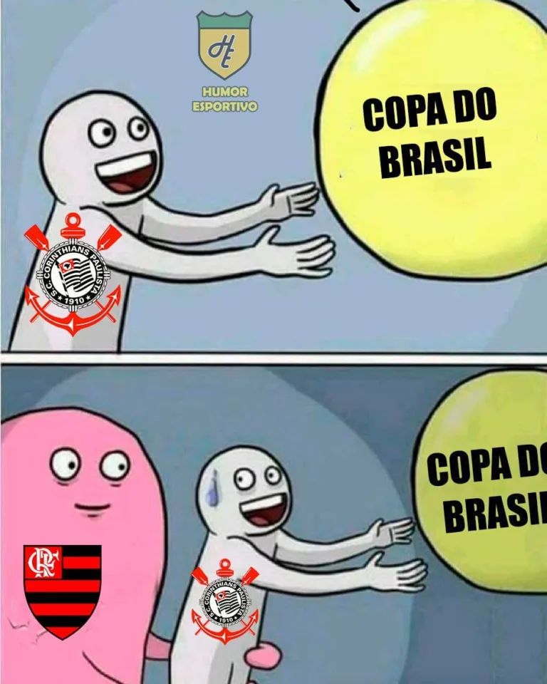 Corinthians vira piada após ser eliminado pelo Flamengo na Copa do Brasil; veja memes