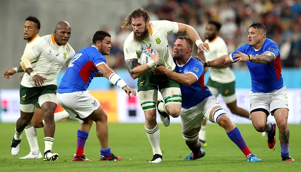 África do Sul aplica maior goleada da Copa do Mundo de Rugby 2019