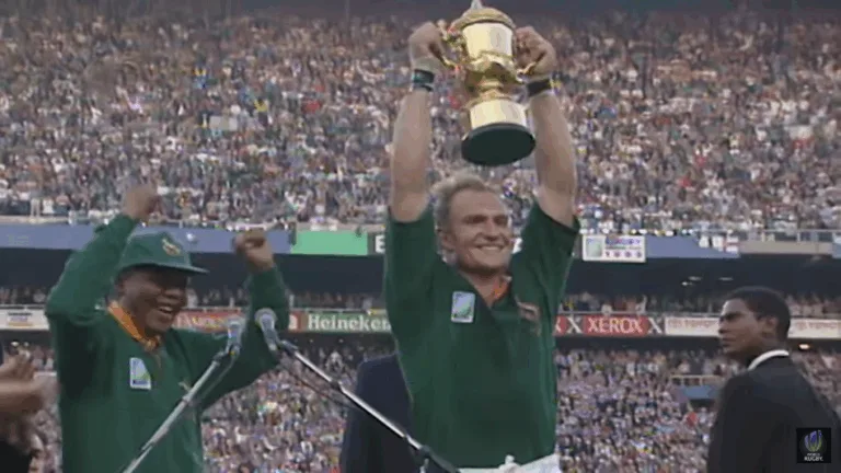 Título dos Springboks virou história de cinema; relembre