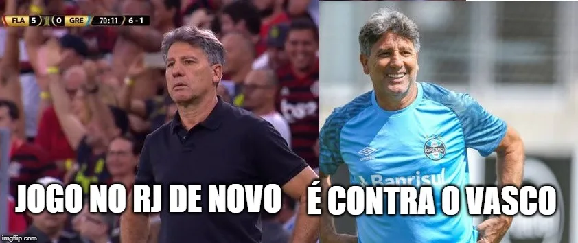 Vasco perde para o Grêmio em casa e vira piada na web; veja memes