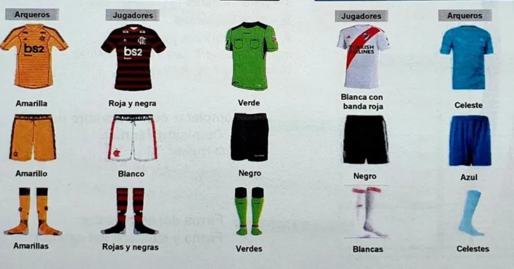 Conmebol define uniformes de Flamengo e River Plate na final da Libertadores Conmebol define uniformes de Flamengo e River Plate na final da Libertadores