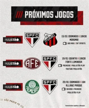 São Paulo define agenda para primeiro mês do ano