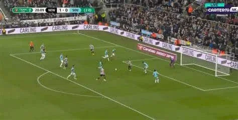 Com maior domínio do jogo, Newcastle marca dois contra o Southampton; veja os gols