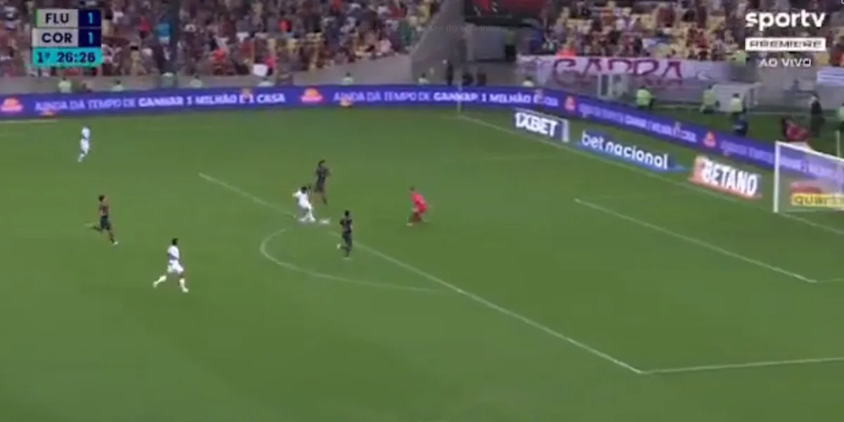 Com direito a golaço, Corinthians e Fluminense anotam quatro no primeiro tempo; assista