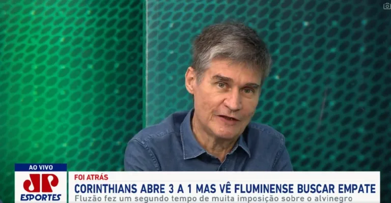 Piperno concorda com ‘desabafo’ de Fausto Vera: “Corinthians está acostumado a jogar mal”