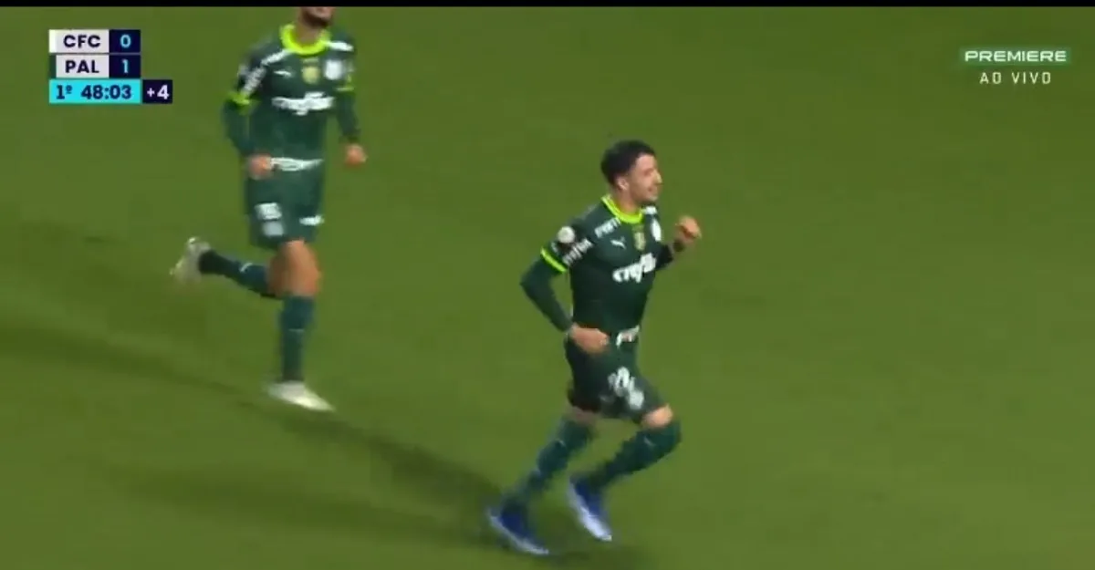 Palmeiras investe na precisão para marcar dois gols contra o Coritiba; assista