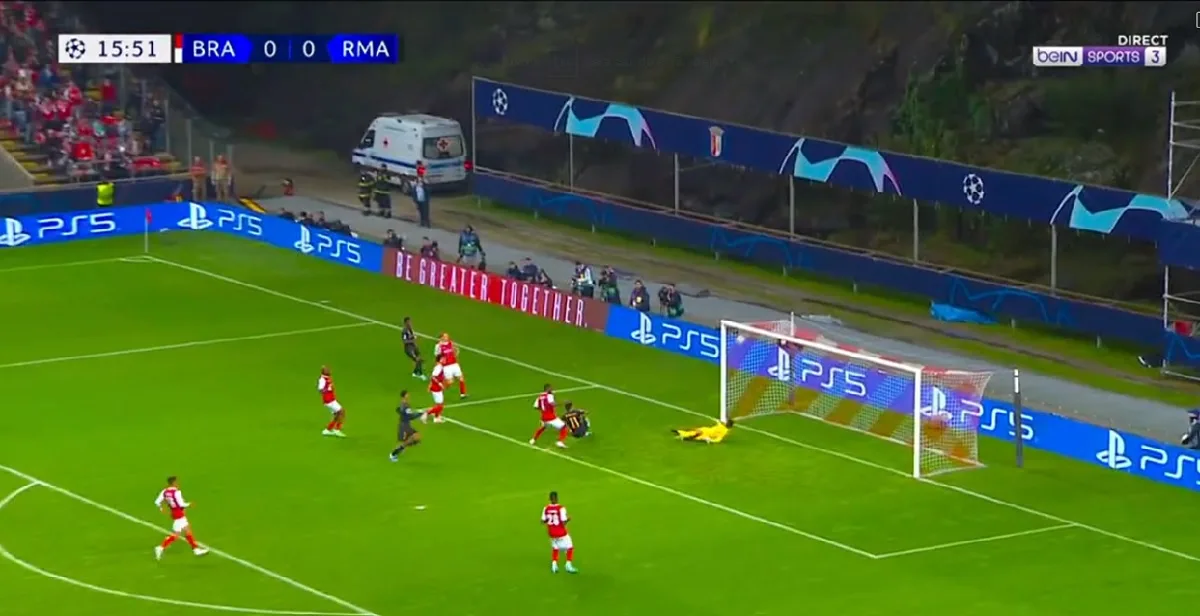 Rodrygo mantém força ofensiva do Real Madrid e inaugura o placar contra o Braga; assista