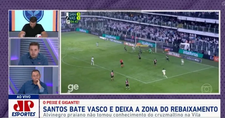 Bruno Prado aborda goleada sofrida pelo Vasco e destaca apagão contra o Santos