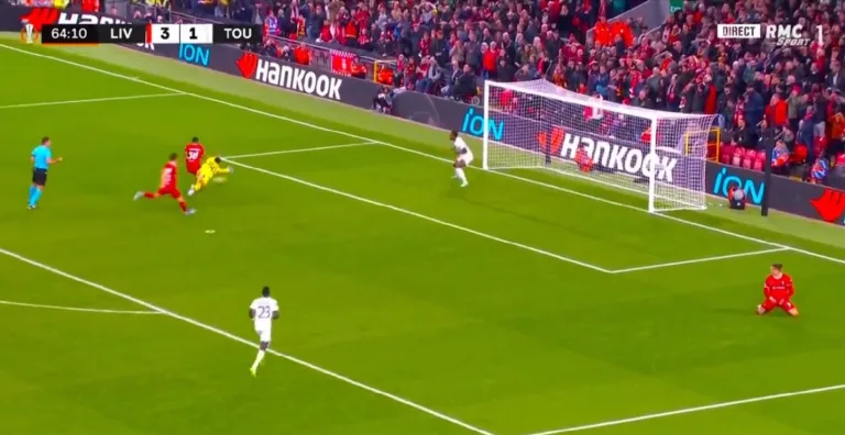 Liverpool decreta goleada sobre o Toulouse e agita a torcida no Anfield; veja