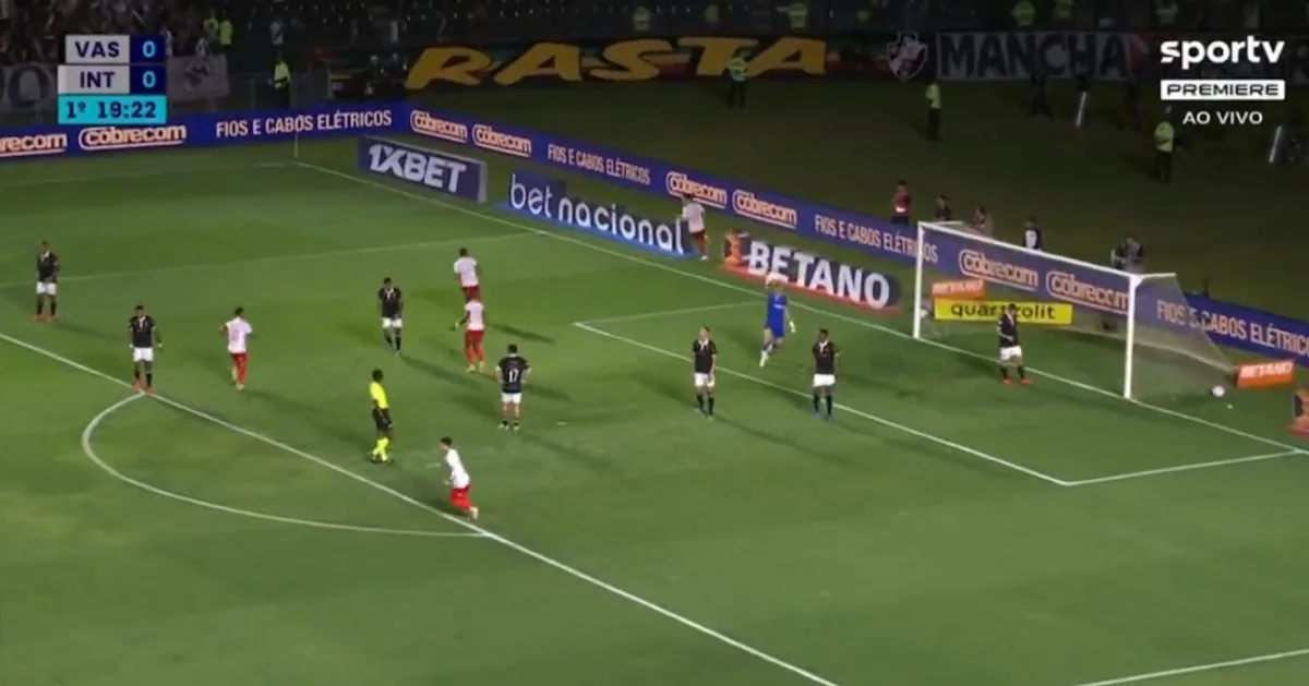 Internacional abre o placar e complica a vida do Vasco na tabela do Brasileirão; veja