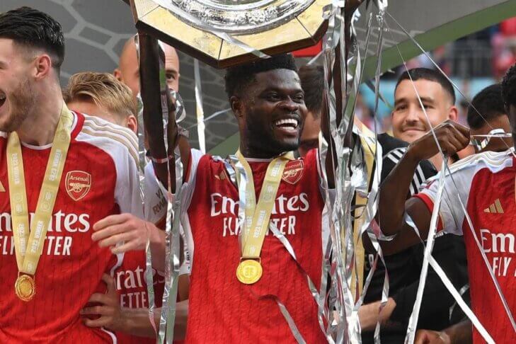 Arteta mostra confiança em recuperação de Partey no Arsenal Arteta mostra confiança em recuperação de Partey no Arsenal