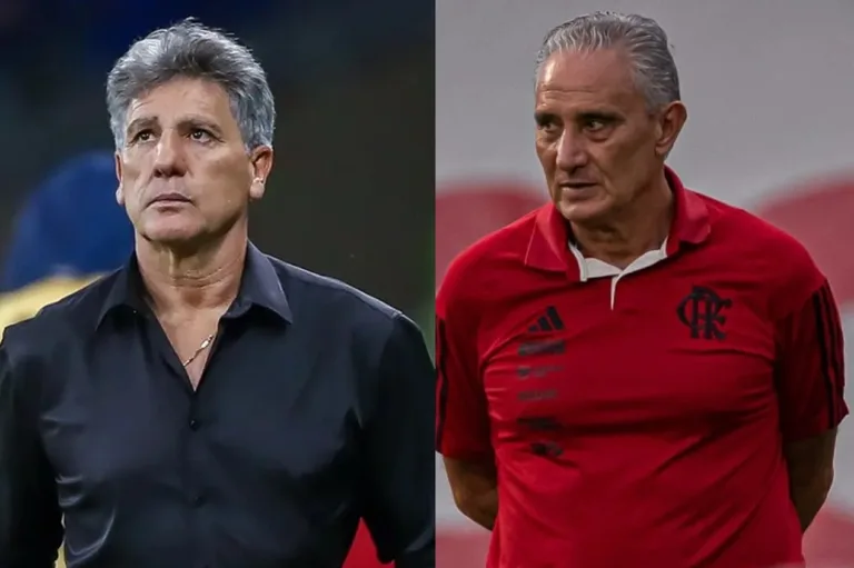 Antes de Grêmio x Flamengo, veja o retrospecto no “duelo particular” entre Renato Portaluppi e Tite