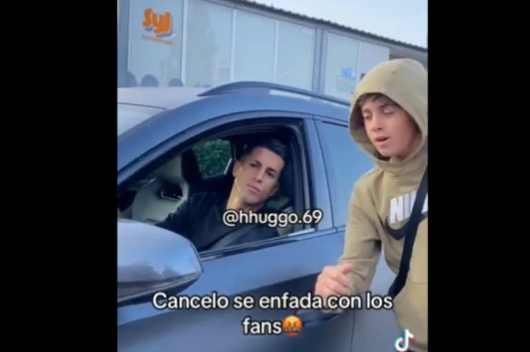 João Cancelo se irrita com torcedores do Barcelona que pediram fotos e autógrafos
