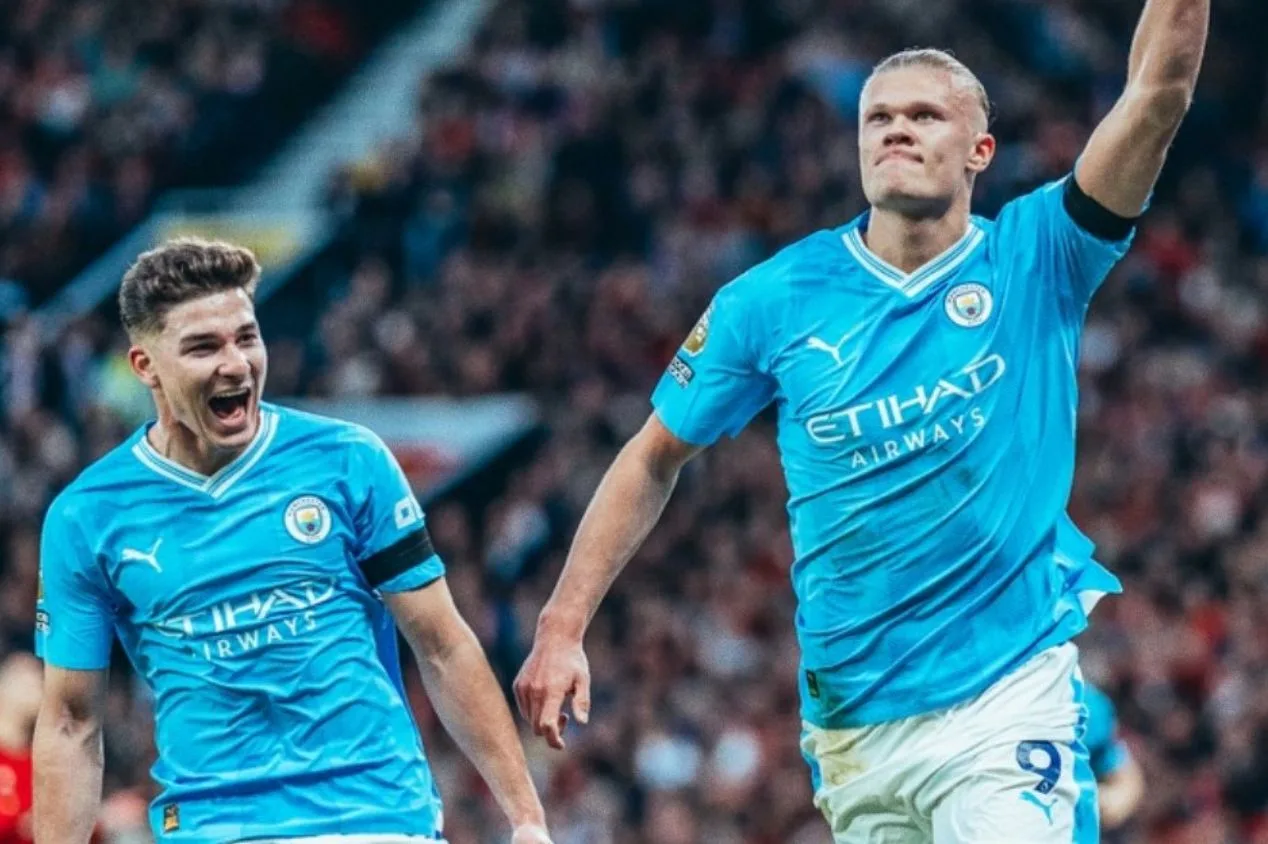 Haaland brilha e Manchester City atropela o Manchester United na Premier League