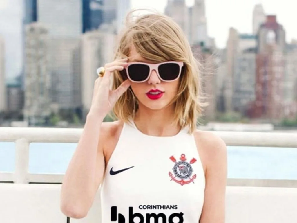 Corinthians “se empolga” com lançamento de Taylor Swift antes de enfrentar o Santos; entenda