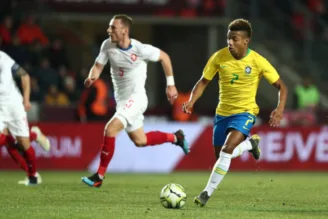 David Neres - atacante da seleção brasileira