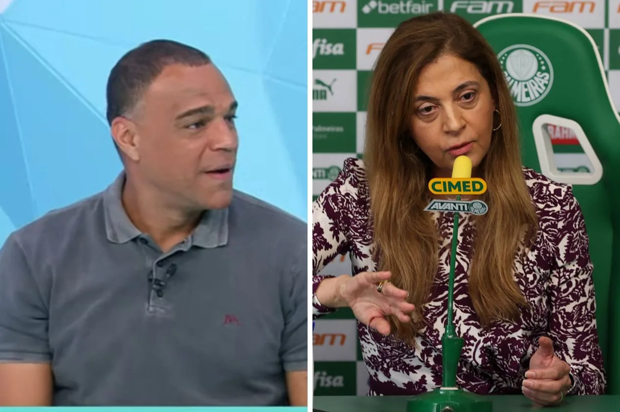 Denílson comenta sobre protesto dos torcedores do Palmeiras: “Faltou sensibilidade de Leila”