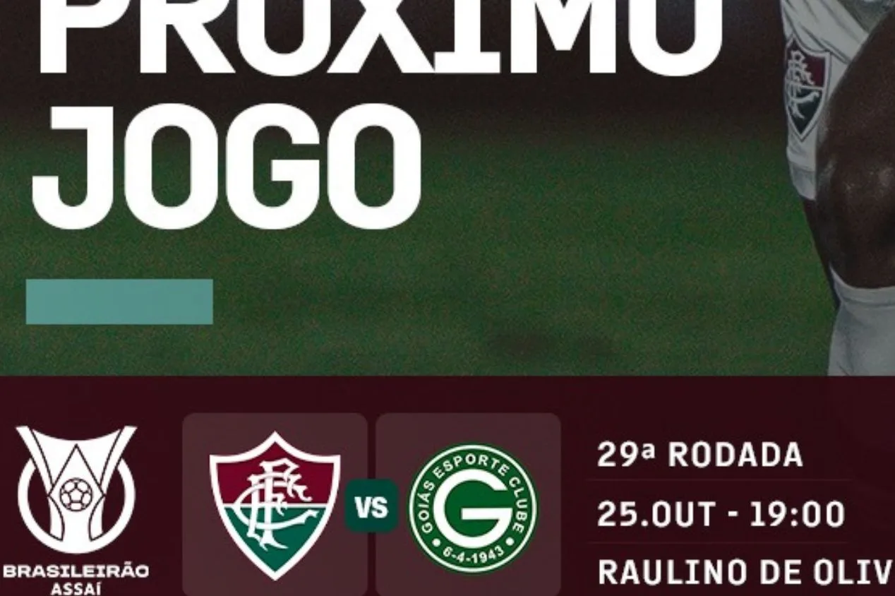 Fluminense x Goiás: onde assistir ao jogo do Brasileirão Série A