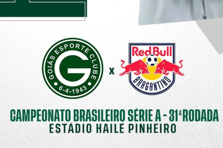 Goiás x Red Bull Bragantino: onde assistir ao Brasileirão Série A