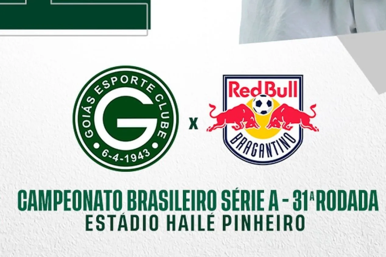 Goiás x Red Bull Bragantino: onde assistir ao Brasileirão Série A