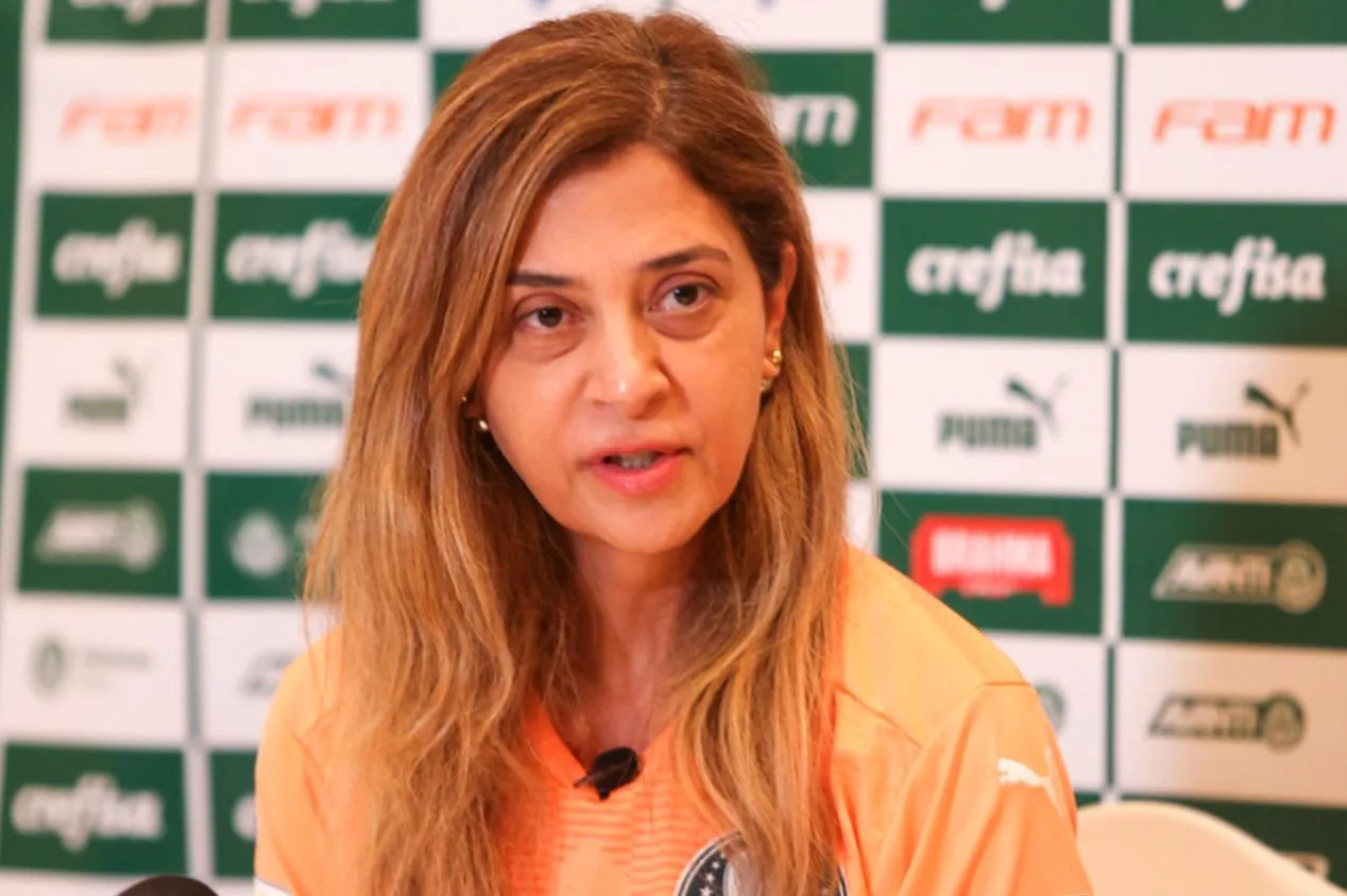 Conselheiro do Palmeiras revela que Leila “vetou” contratação de peso: “Opção dela”