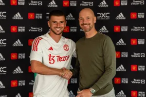 Erik ten Hag comenta sobre situação de Mason Mount no Manchester United