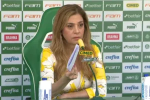 Leila Pereira é questionada sobre o Corinthians, acusa jornalista de fake news e faz desafio: “Me provem”
