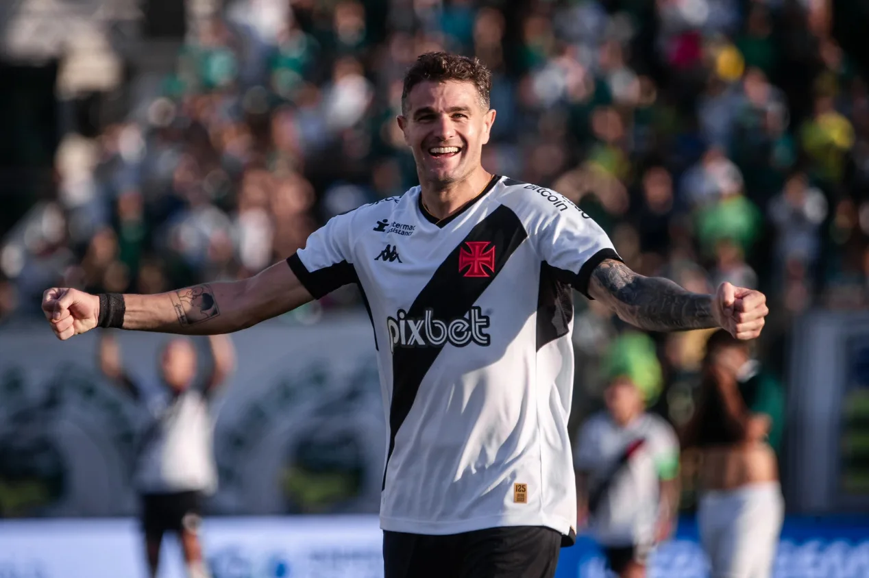 Vegetti lidera estatísticas do Brasileirão Série A desde a sua estreia pelo Vasco