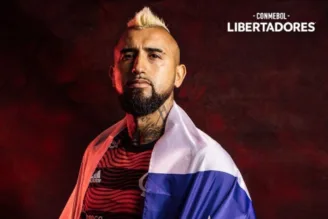 Ex-Flamengo, Vidal revoltou torcedores do Athletico.