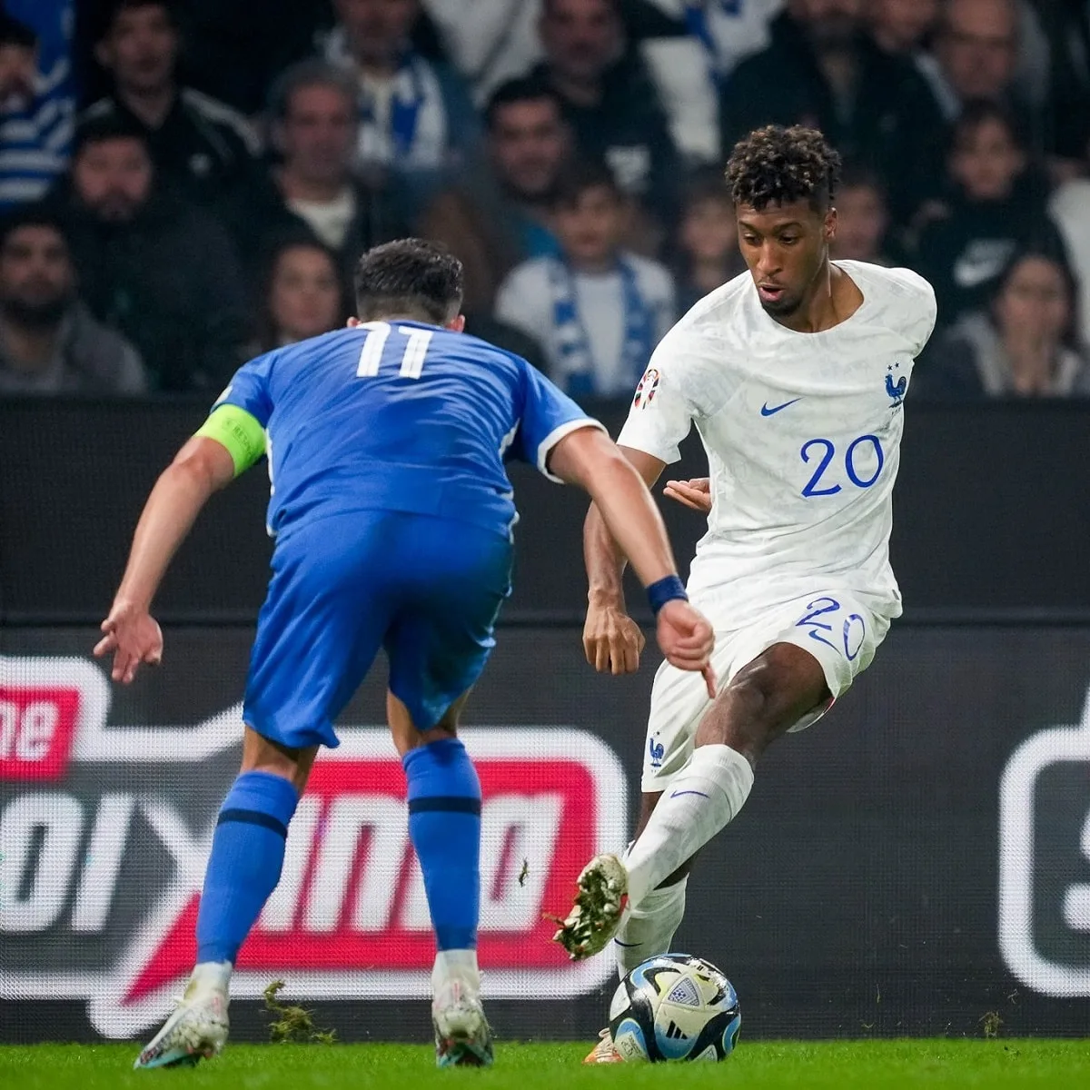 Guerreira, Grécia surpreende e arranca o empate contra a França nas Eliminatórias da Eurocopa