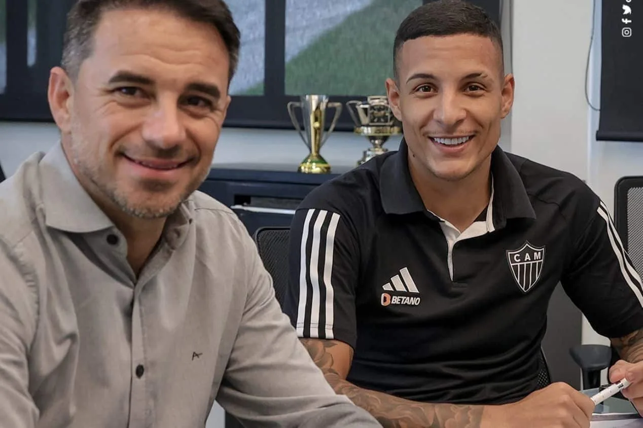 Especulado no Corinthians, Arana renova com o Atlético-MG até 2027