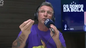 Neto não descarta rebaixamento inesperado no Brasileirão: “Time medíocre”