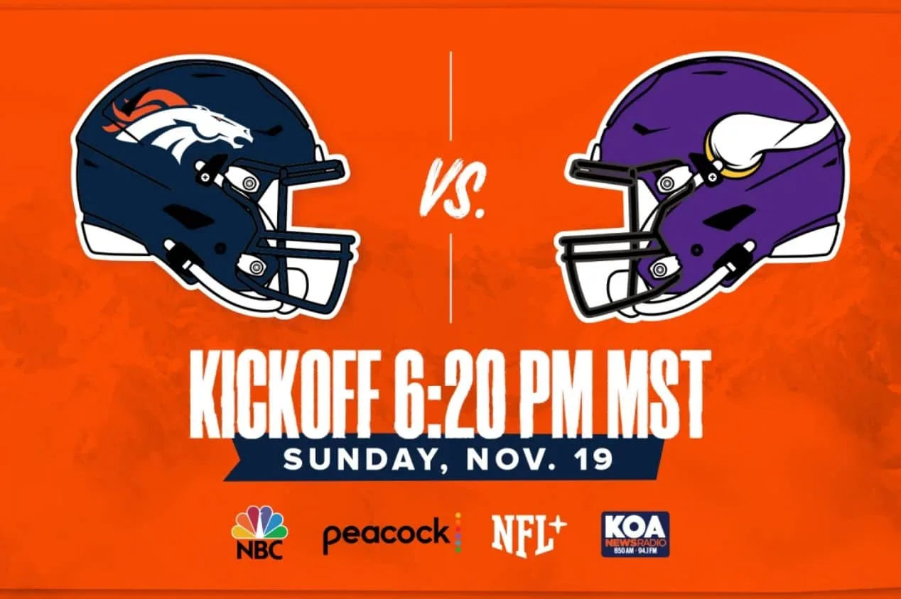 Broncos x Vikings: onde assistir ao jogo da NFL AO VIVO