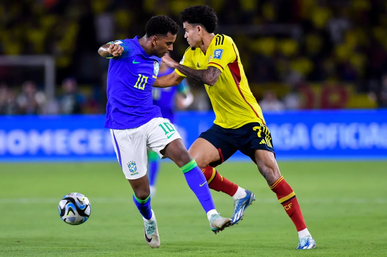 Brasil leva virada da Colômbia com dois gols de Luis Díaz e perde posições nas Eliminatórias