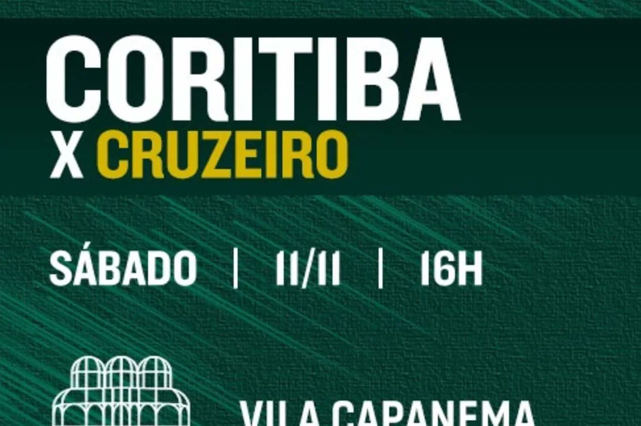 Coritiba x Cruzeiro: onde assistir ao duelo do Brasileirão Série A