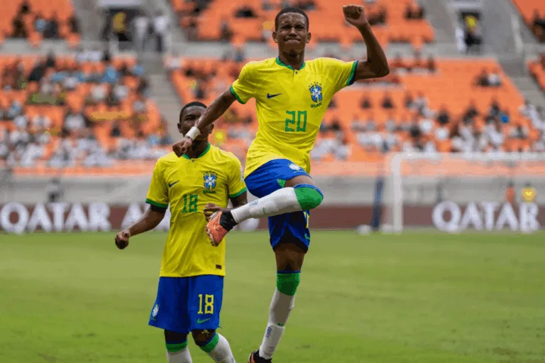 Craque do Palmeiras faz golaço pelo Brasil no Mundial SUB-17; veja