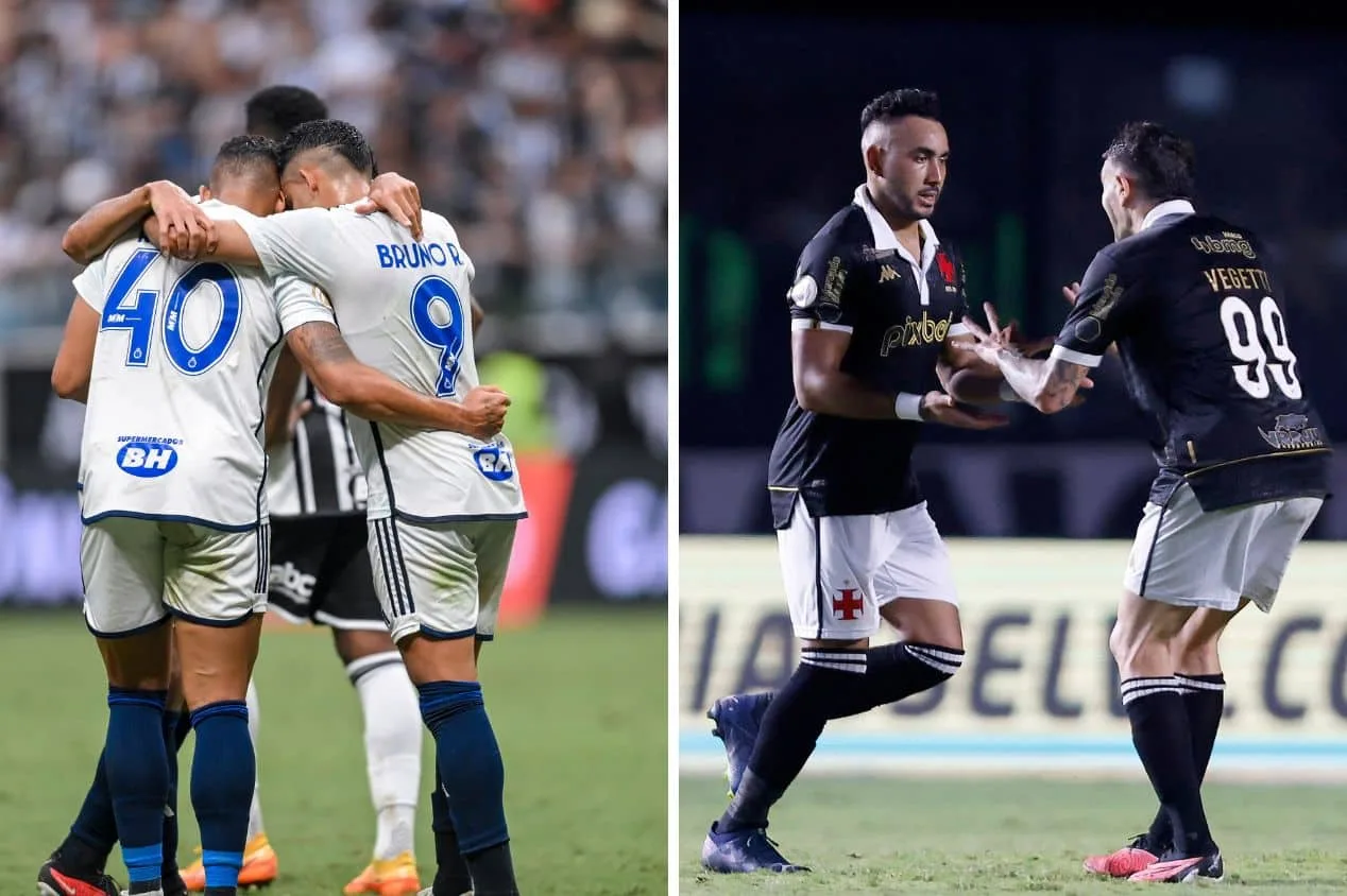 Cruzeiro x Vasco: jogo de hoje acirra disputa contra o rebaixamento no Brasileirão Série A