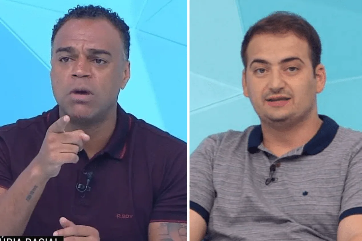 Denílson e Cappellanes discutem ao vivo sobre Neymar: “Não fala isso”