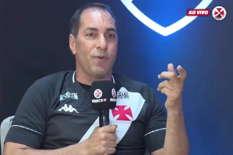 Edmundo surpreende ao revelar folha salarial do Vasco: “É muita coisa”
