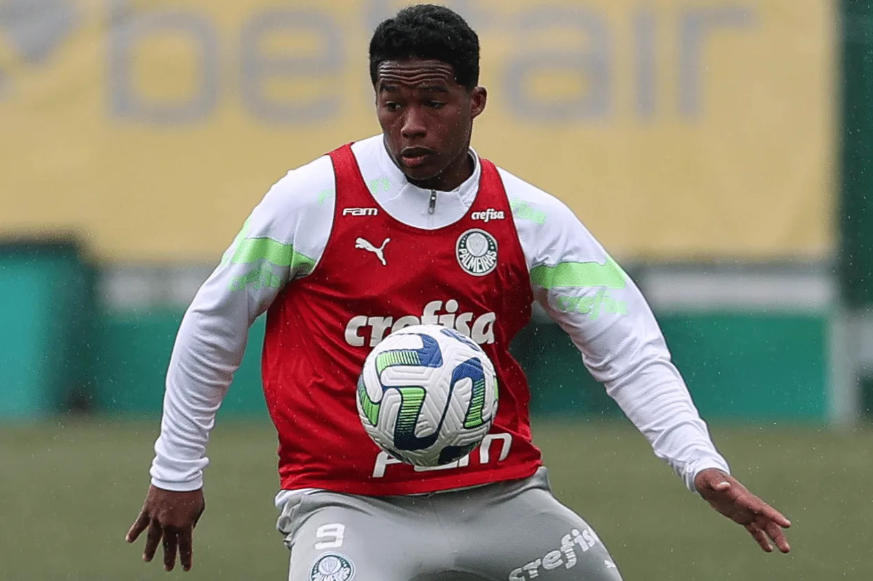 Endrick bate marca no Palmeiras e impressiona jornal espanhol: “Agora sete milhões”