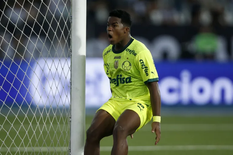 Desempenho de Endrick no jogo do Palmeiras chama atenção da mídia espanhola