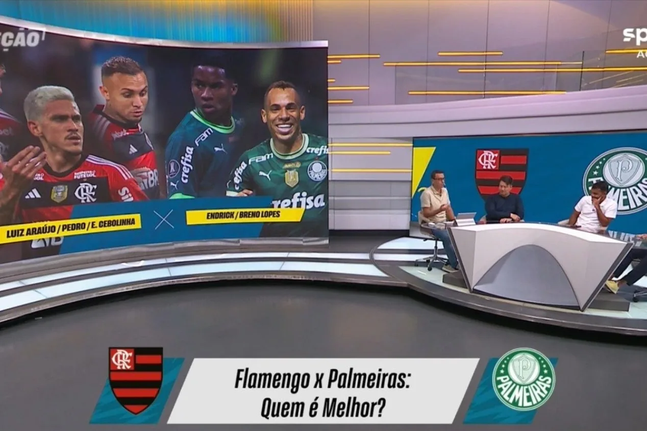 Flamengo x Palmeiras: programa do SporTV monta seleção dos melhores jogadores